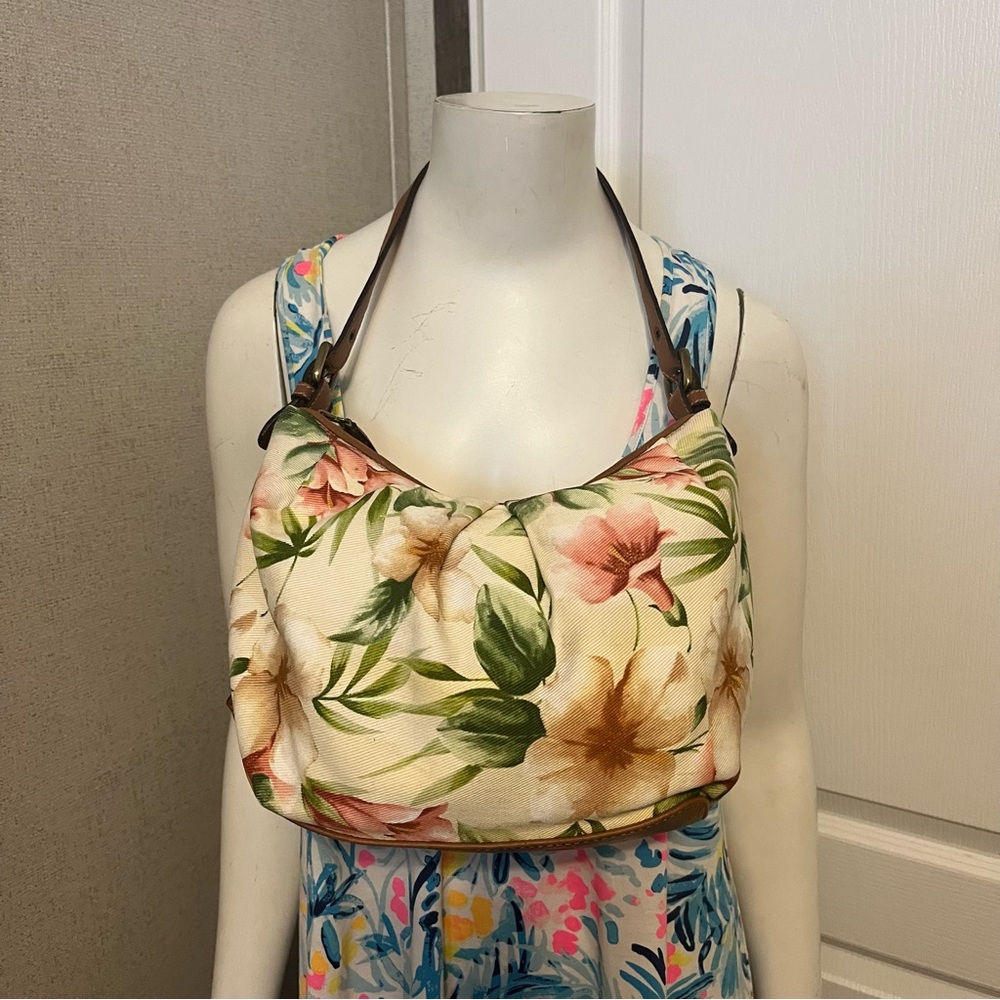 Caribbean Joe Hawaiian Floral Shoulder Bag